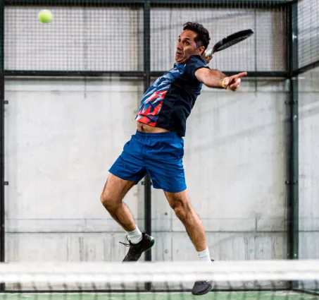 Positionnement sur le terrain de padel